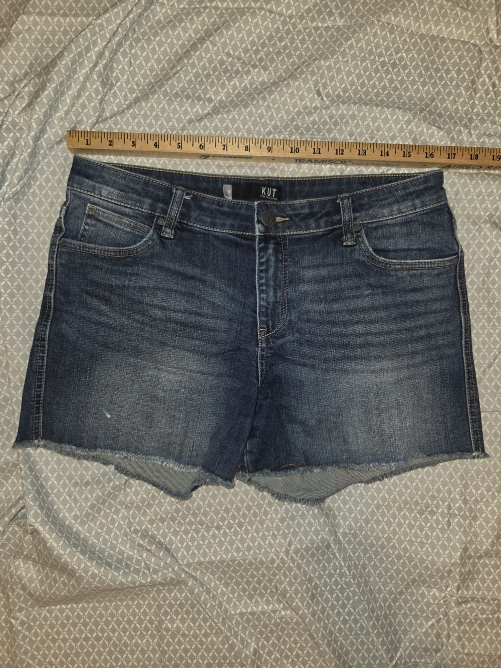 Kut from the Kloth Dark Blue Denim Cutoff Shorts
